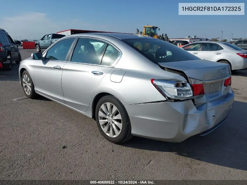 2013 Honda Accord Ex-L VIN: 1HGCR2F81DA172325 Lot: 40688822