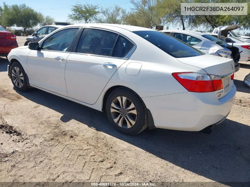 2013 Honda Accord Lx VIN: 1HGCR2F38DA264097 Lot: 40691370