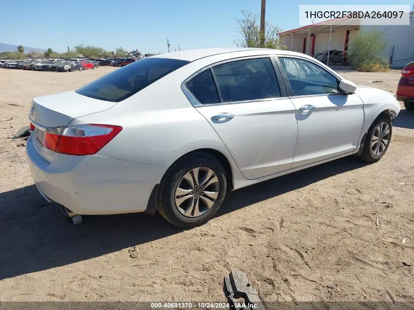 2013 Honda Accord Lx VIN: 1HGCR2F38DA264097 Lot: 40691370