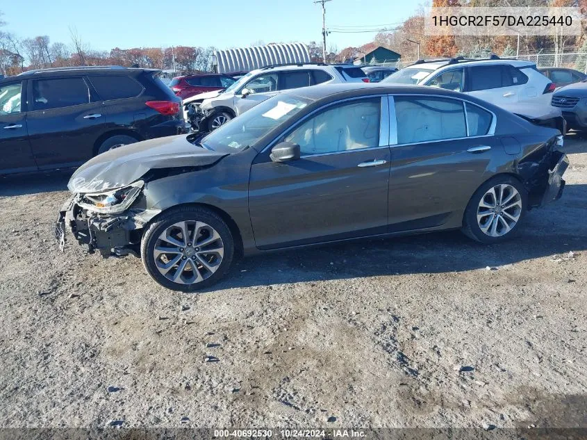 2013 Honda Accord Sport VIN: 1HGCR2F57DA225440 Lot: 40692530