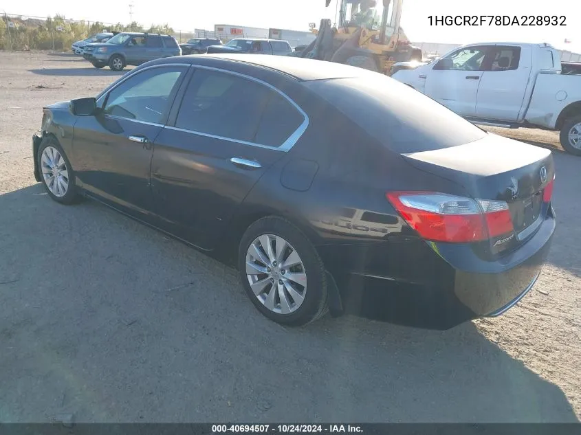 1HGCR2F78DA228932 2013 Honda Accord Ex