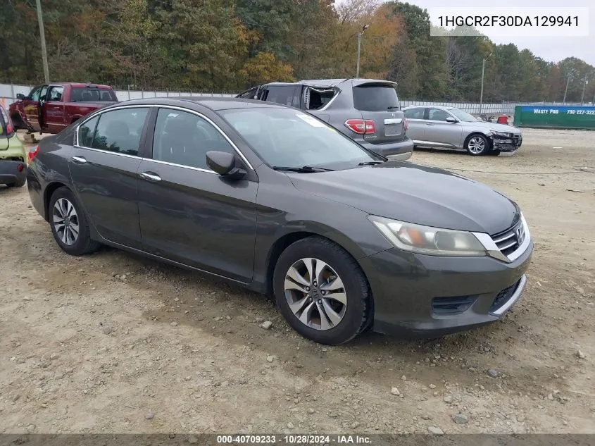 1HGCR2F30DA129941 2013 Honda Accord Lx