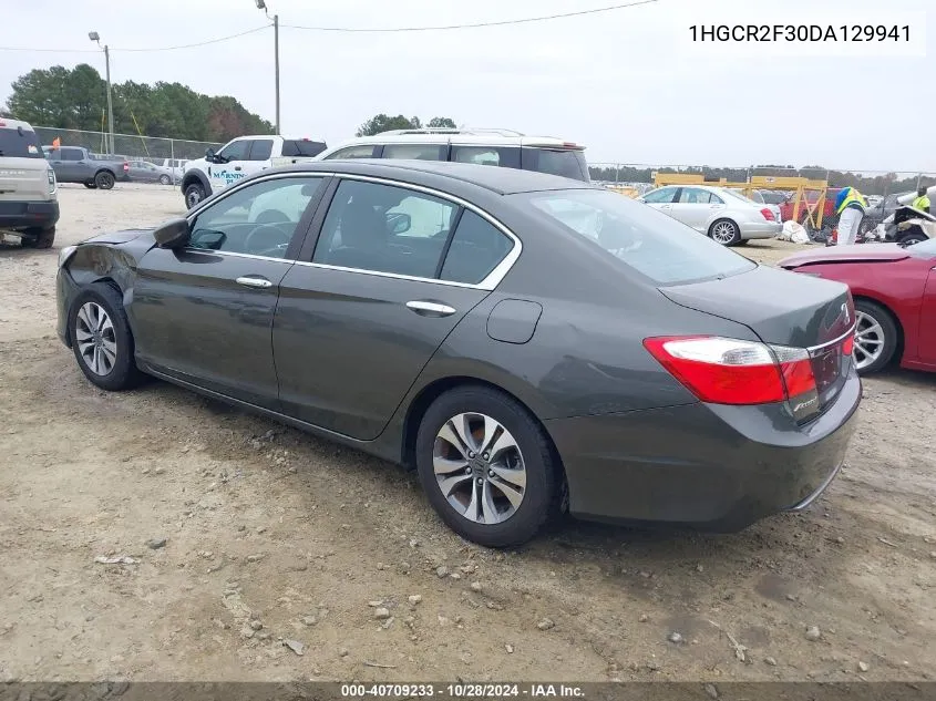 1HGCR2F30DA129941 2013 Honda Accord Lx