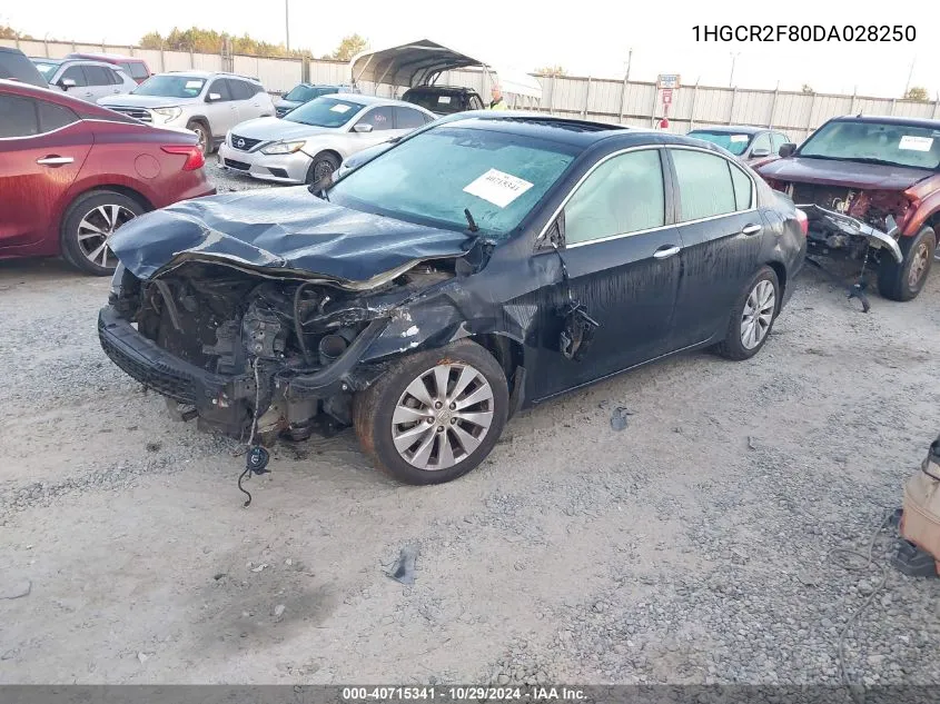 2013 Honda Accord Ex-L VIN: 1HGCR2F80DA028250 Lot: 40715341