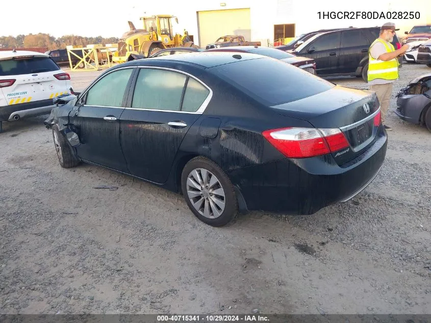 2013 Honda Accord Ex-L VIN: 1HGCR2F80DA028250 Lot: 40715341