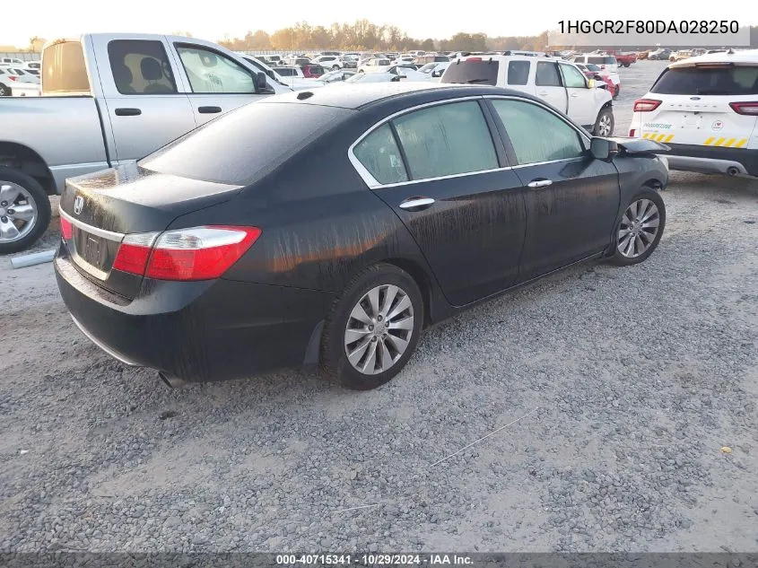 2013 Honda Accord Ex-L VIN: 1HGCR2F80DA028250 Lot: 40715341