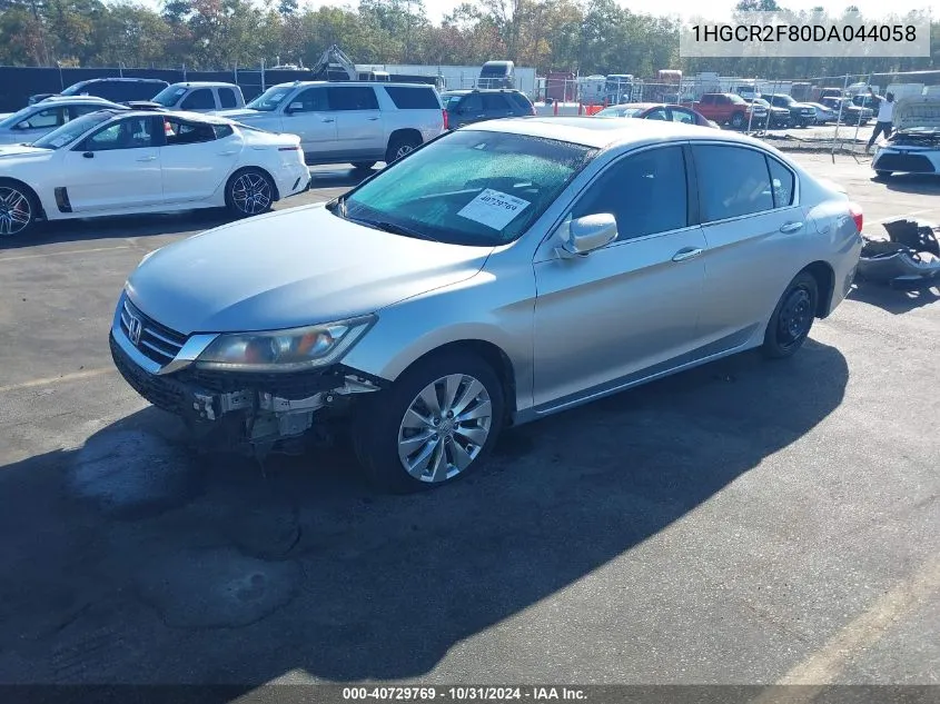 2013 Honda Accord Ex-L VIN: 1HGCR2F80DA044058 Lot: 40729769