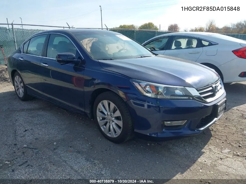 2013 Honda Accord Ex-L VIN: 1HGCR2F85DA015848 Lot: 40735979