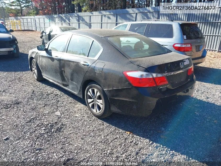 2013 Honda Accord Lx VIN: 1HGCR2F36DA276877 Lot: 40753056