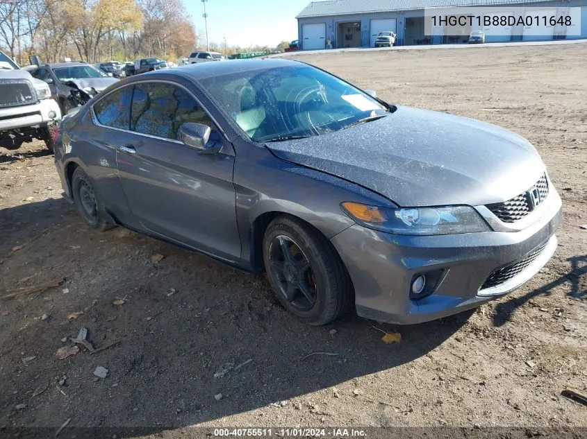 2013 Honda Accord Ex-L VIN: 1HGCT1B88DA011648 Lot: 40755511