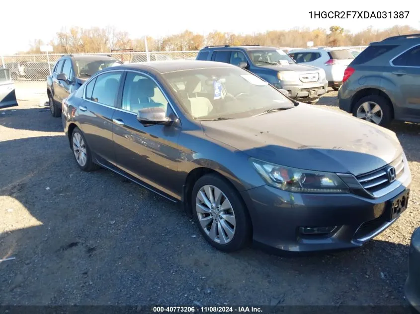 2013 Honda Accord Ex VIN: 1HGCR2F7XDA031387 Lot: 40773206