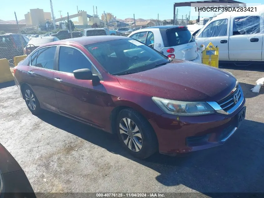 1HGCR2F39DA283421 2013 Honda Accord Lx