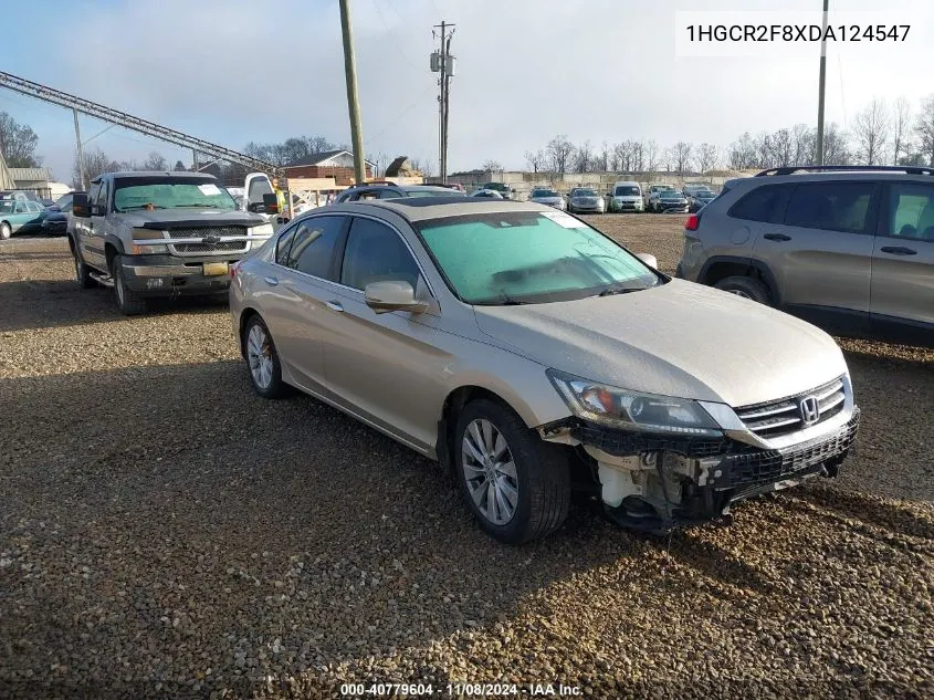 2013 Honda Accord Ex-L VIN: 1HGCR2F8XDA124547 Lot: 40779604