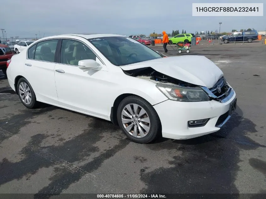 1HGCR2F88DA232441 2013 Honda Accord Ex-L