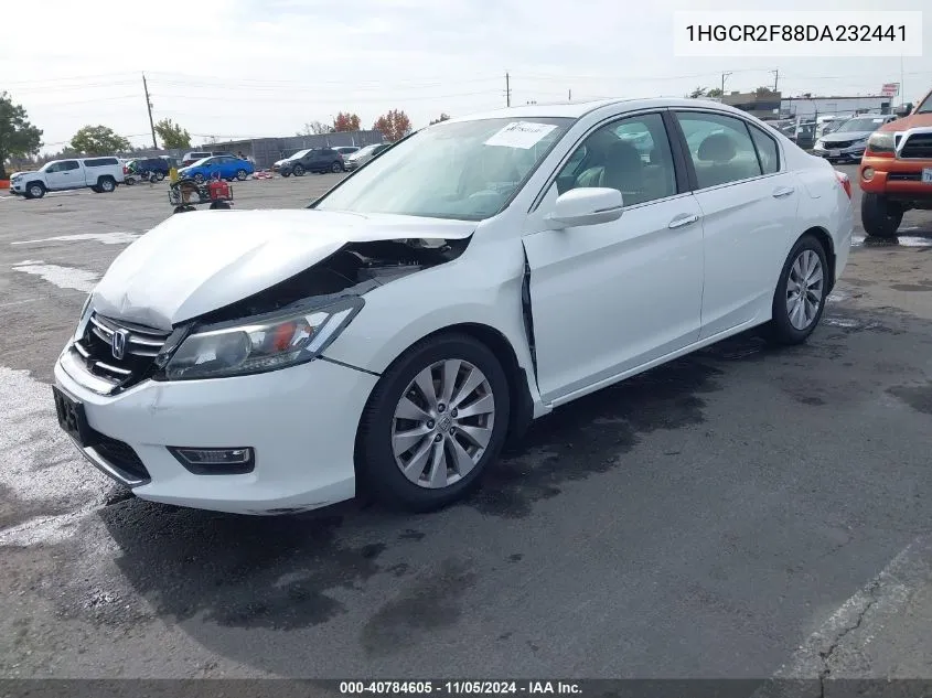 2013 Honda Accord Ex-L VIN: 1HGCR2F88DA232441 Lot: 40784605