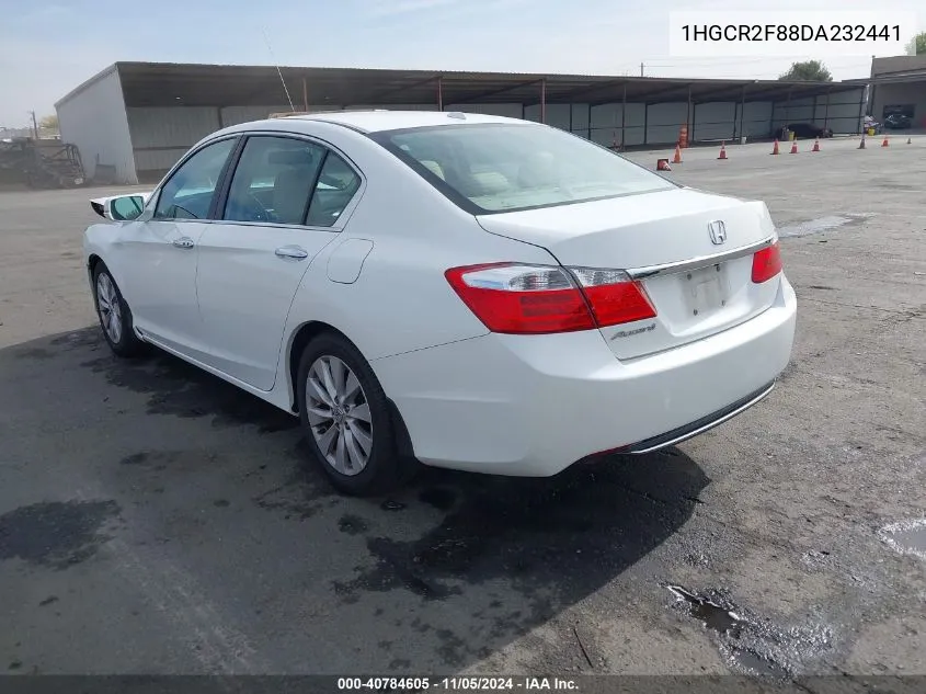 2013 Honda Accord Ex-L VIN: 1HGCR2F88DA232441 Lot: 40784605