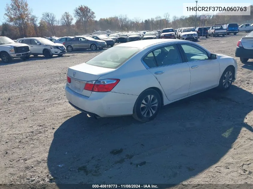 2013 Honda Accord Lx VIN: 1HGCR2F37DA060763 Lot: 40819773