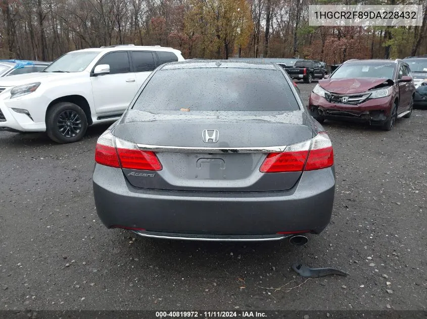 2013 Honda Accord Ex-L VIN: 1HGCR2F89DA228432 Lot: 40819972