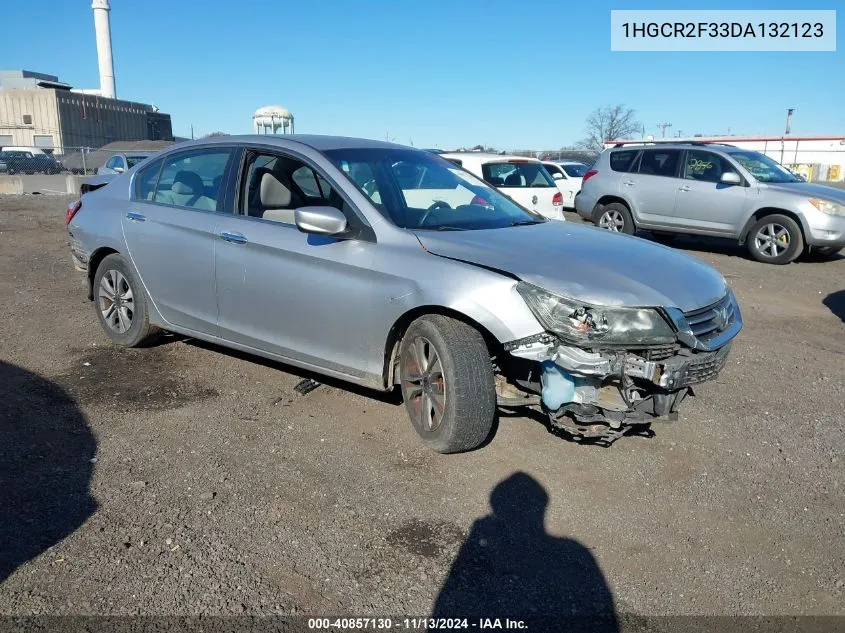 2013 Honda Accord Lx VIN: 1HGCR2F33DA132123 Lot: 40857130