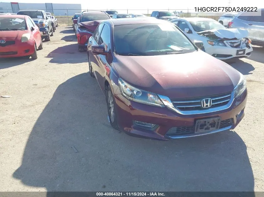 2013 Honda Accord Ex VIN: 1HGCR2F75DA249222 Lot: 40864321