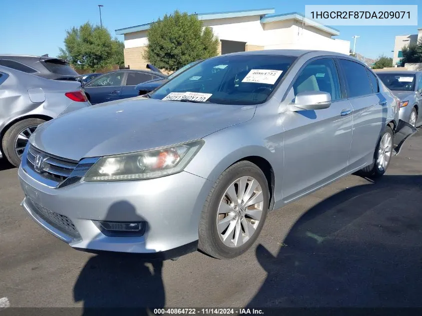 2013 Honda Accord Ex-L VIN: 1HGCR2F87DA209071 Lot: 40864722