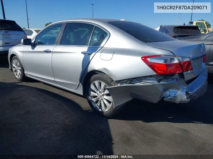 2013 Honda Accord Ex-L VIN: 1HGCR2F87DA209071 Lot: 40864722