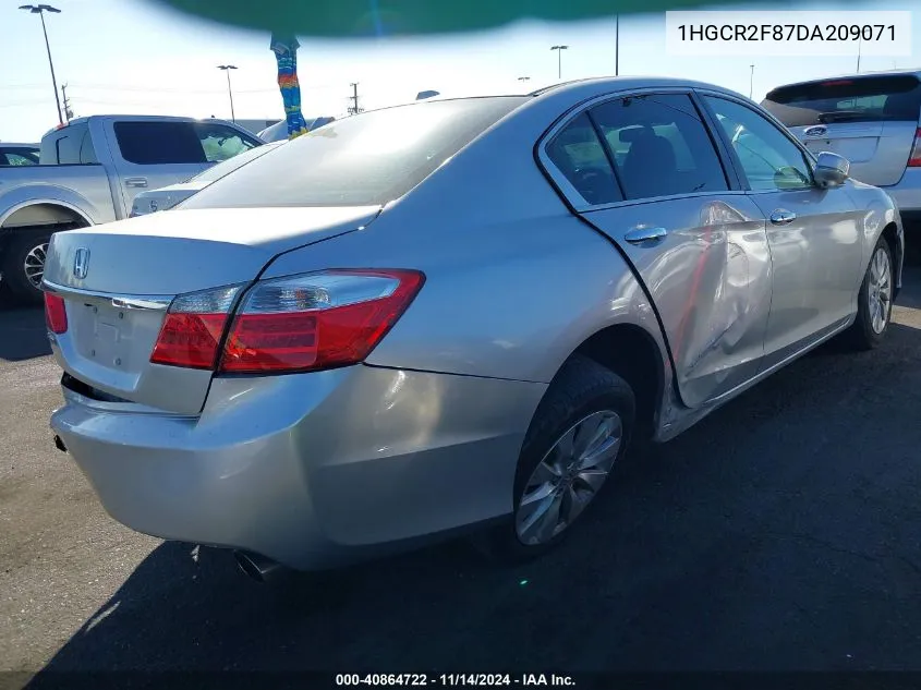 2013 Honda Accord Ex-L VIN: 1HGCR2F87DA209071 Lot: 40864722