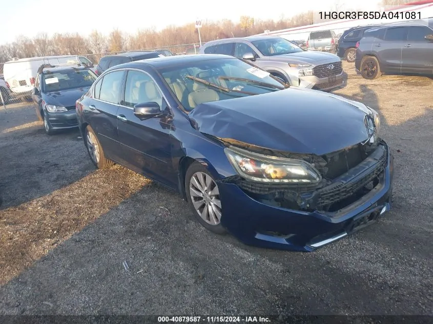 2013 Honda Accord Ex-L V-6 VIN: 1HGCR3F85DA041081 Lot: 40879587