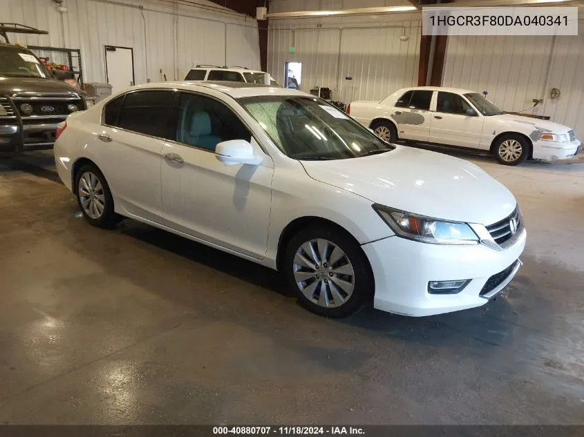 2013 Honda Accord Ex-L V-6 VIN: 1HGCR3F80DA040341 Lot: 40880707