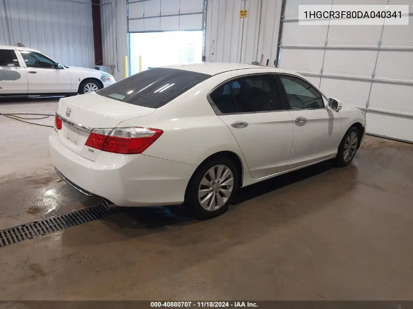 2013 Honda Accord Ex-L V-6 VIN: 1HGCR3F80DA040341 Lot: 40880707