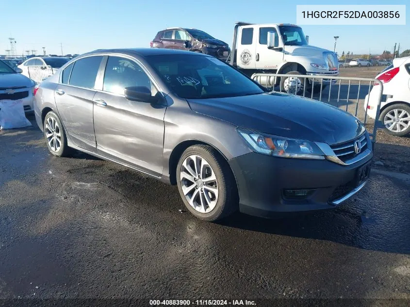 2013 Honda Accord Sport VIN: 1HGCR2F52DA003856 Lot: 40883900