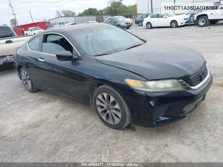 2013 Honda Accord Lx-S VIN: 1HGCT1A36DA016384 Lot: 40886371