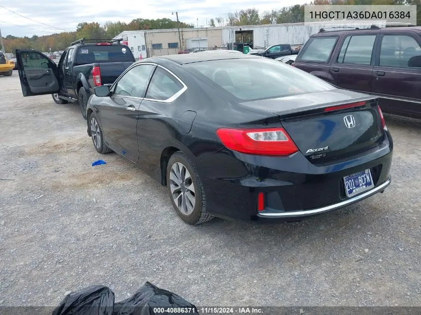 2013 Honda Accord Lx-S VIN: 1HGCT1A36DA016384 Lot: 40886371