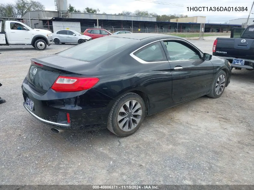 2013 Honda Accord Lx-S VIN: 1HGCT1A36DA016384 Lot: 40886371