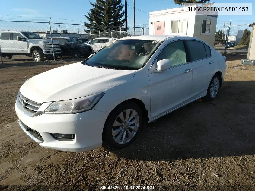 2014 Honda Accord Exl VIN: 1HGCR2F8XEA801453 Lot: 30047825