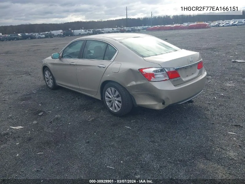 1HGCR2F77EA166151 2014 Honda Accord Ex