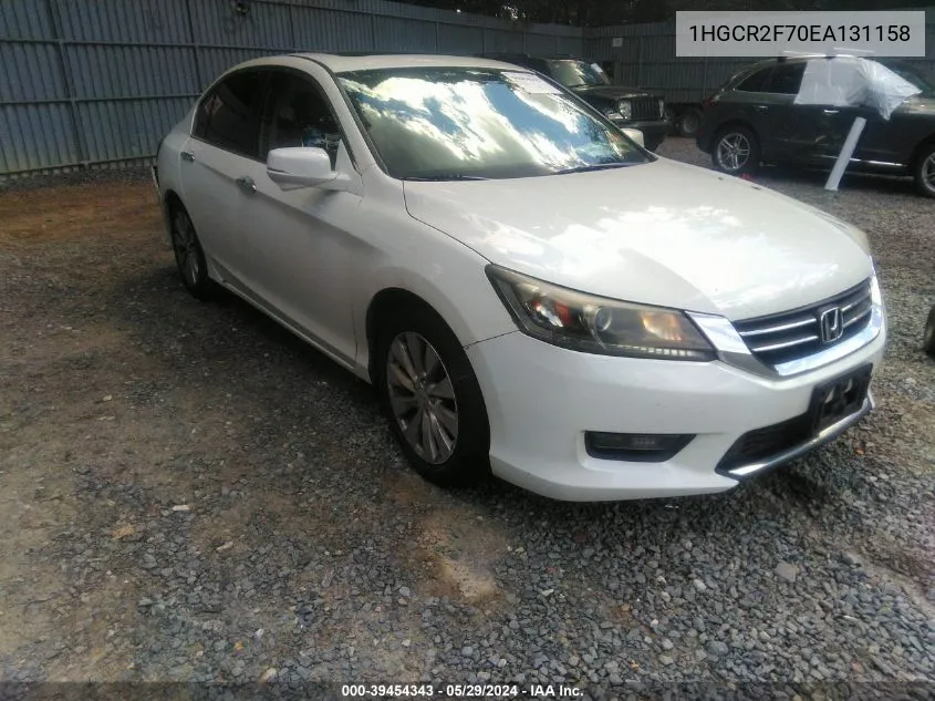 1HGCR2F70EA131158 2014 Honda Accord Ex