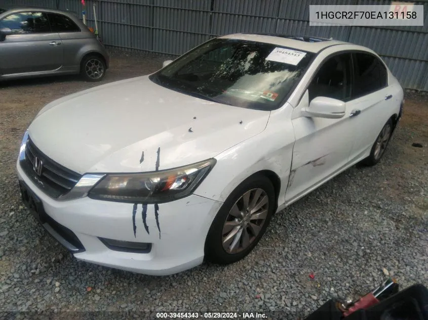 1HGCR2F70EA131158 2014 Honda Accord Ex