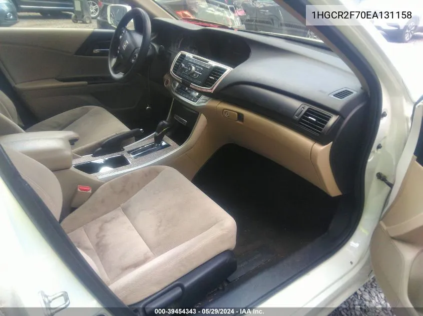 1HGCR2F70EA131158 2014 Honda Accord Ex