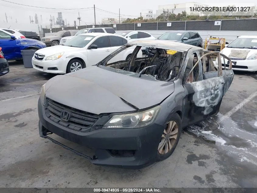 1HGCR2F31EA201327 2014 Honda Accord Lx