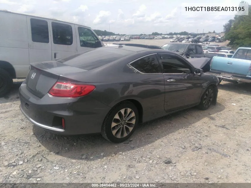 2014 Honda Accord Ex-L VIN: 1HGCT1B85EA013195 Lot: 39484462