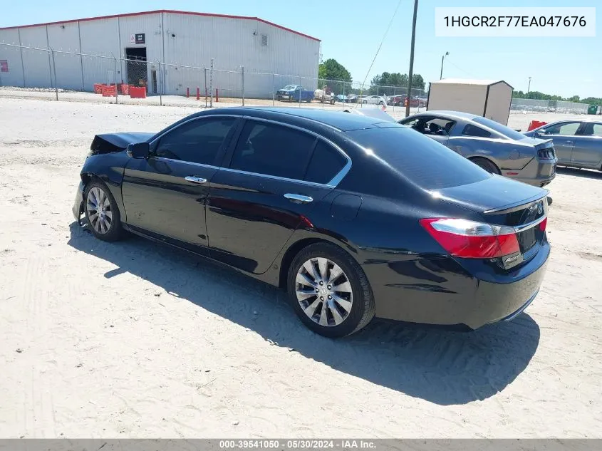 2014 Honda Accord Ex VIN: 1HGCR2F77EA047676 Lot: 40300349