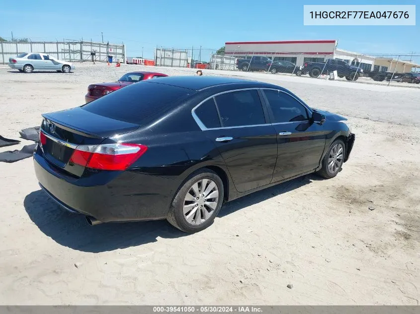 2014 Honda Accord Ex VIN: 1HGCR2F77EA047676 Lot: 40300349