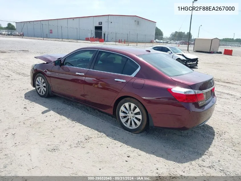 2014 Honda Accord Ex-L VIN: 1HGCR2F88EA267000 Lot: 39552045