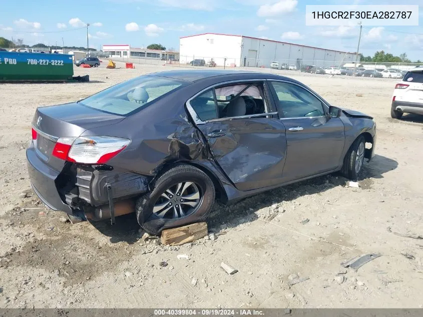 2014 Honda Accord Lx VIN: 1HGCR2F30EA282787 Lot: 40399804