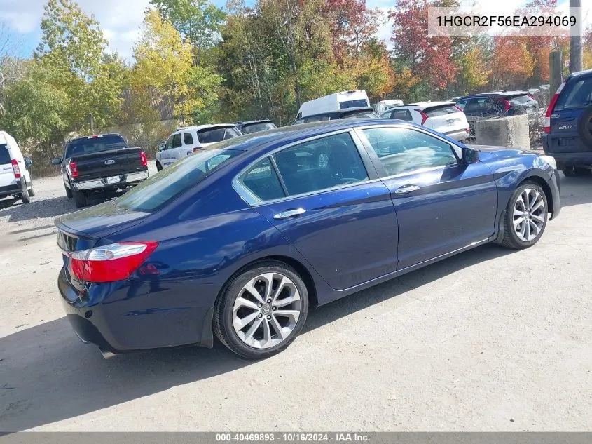 2014 Honda Accord Sport VIN: 1HGCR2F56EA294069 Lot: 40469893