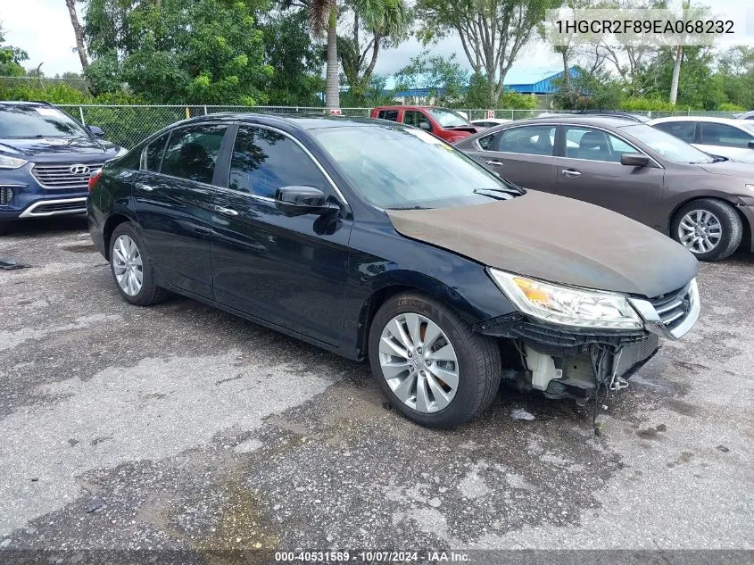 2014 Honda Accord Exl VIN: 1HGCR2F89EA068232 Lot: 40531589