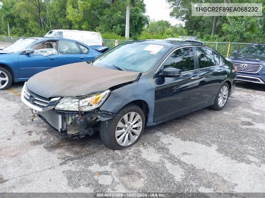 2014 Honda Accord Exl VIN: 1HGCR2F89EA068232 Lot: 40531589