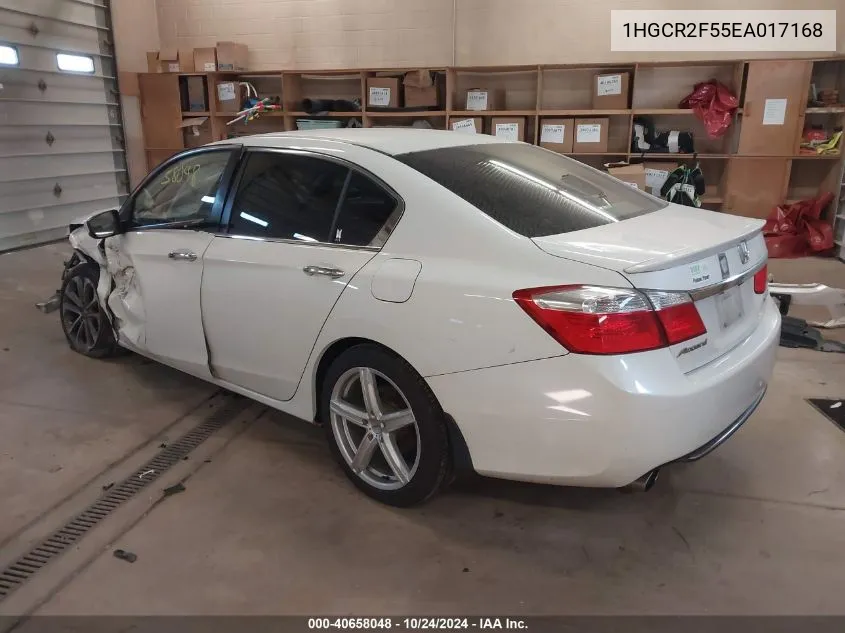 1HGCR2F55EA017168 2014 Honda Accord Sport