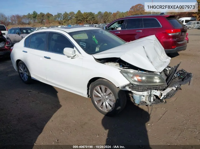 2014 Honda Accord Exl VIN: 1HGCR2F8XEA007973 Lot: 40670198